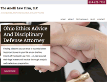 Tablet Screenshot of anelli-law.com